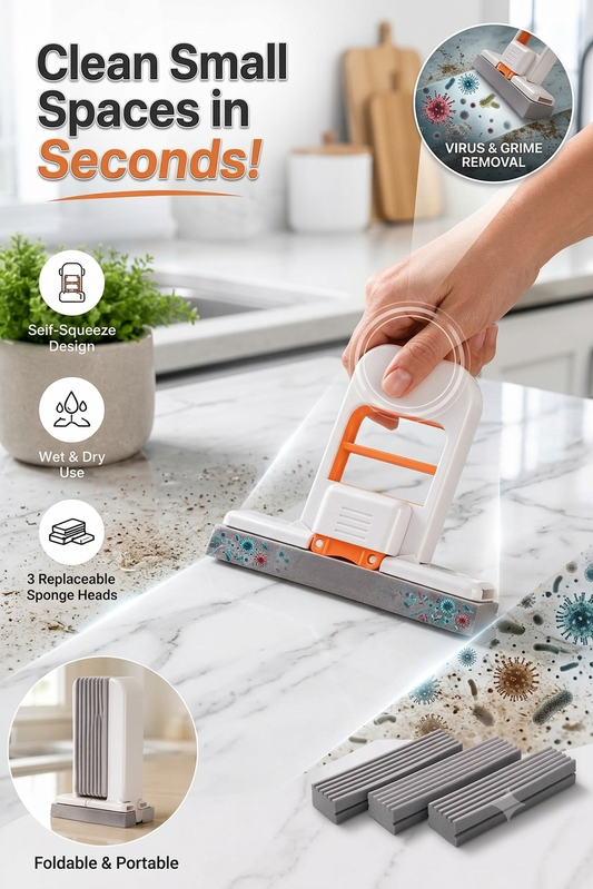 Mini Foldable Desktop & Table Cleaning Mop.