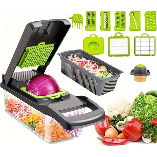 15-in-1 green Vegetable Chopper